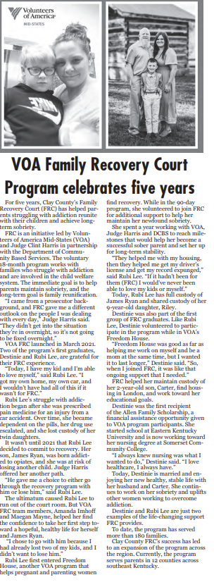 Article in the Manchester Enterprise paper